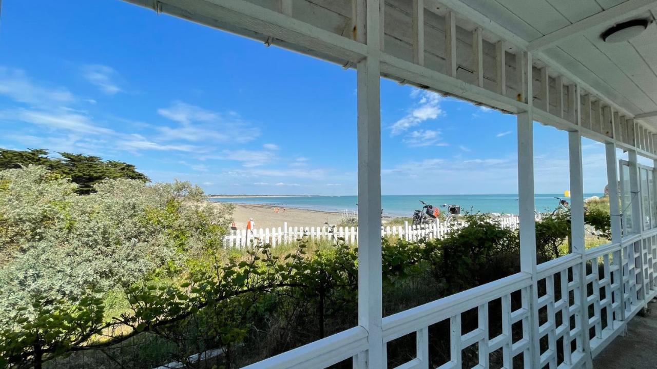 Maison Sur La Plage Avec Vue Mer Panoramique Le Martray Exterior foto